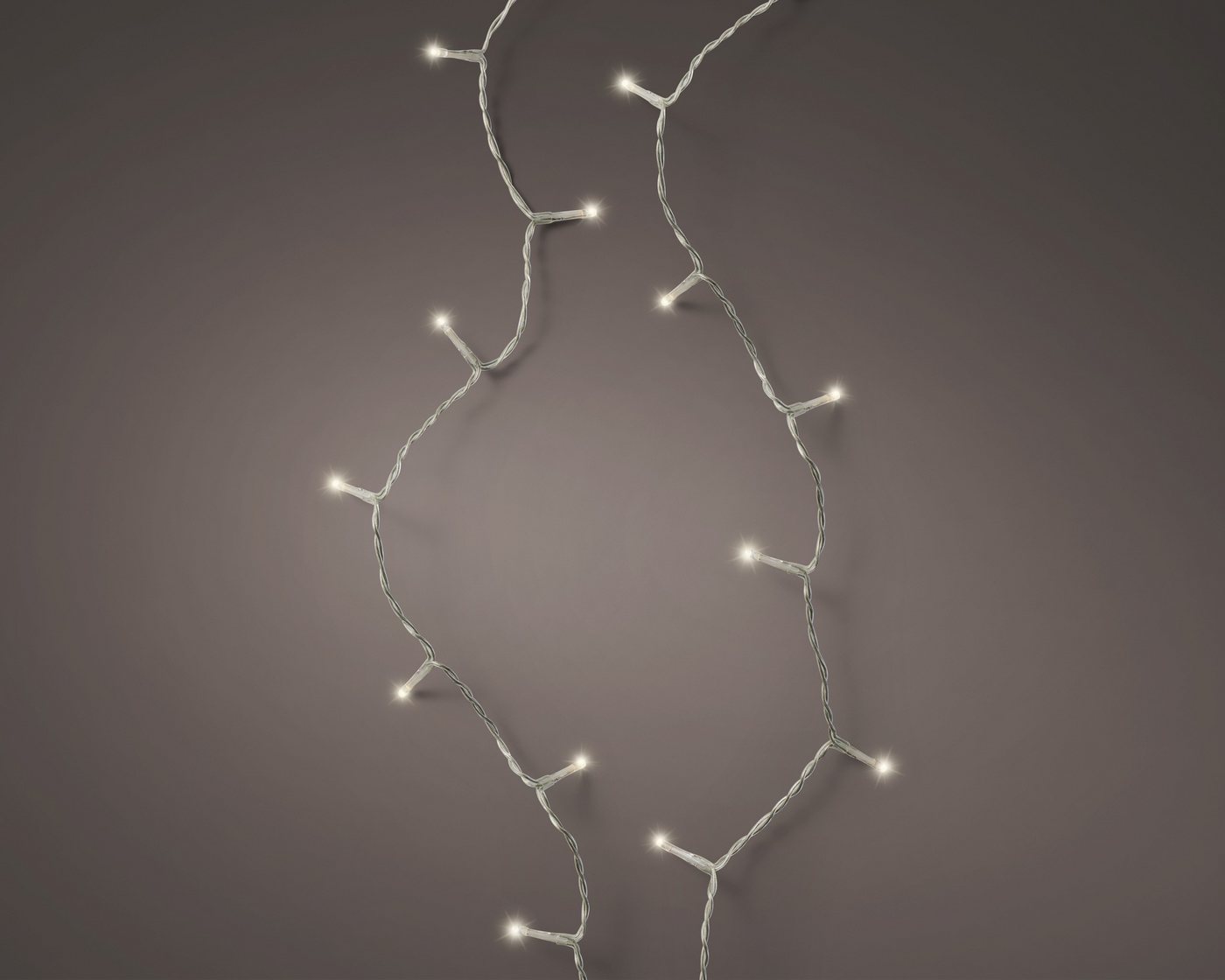 Lumineo LED-Lichterkette, LED Lichterkette 142,5cm Basic Batterie 20 LEDs Warmweiß / transparent Bild 5