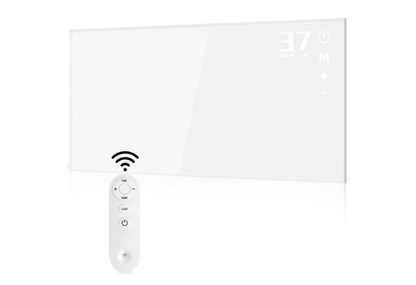 ZMH Infrarotheizung Wandheizung mit Fernbedienung Energieeinsparung Schlafzimmer Hotel, OHNE WIFI Bild 5