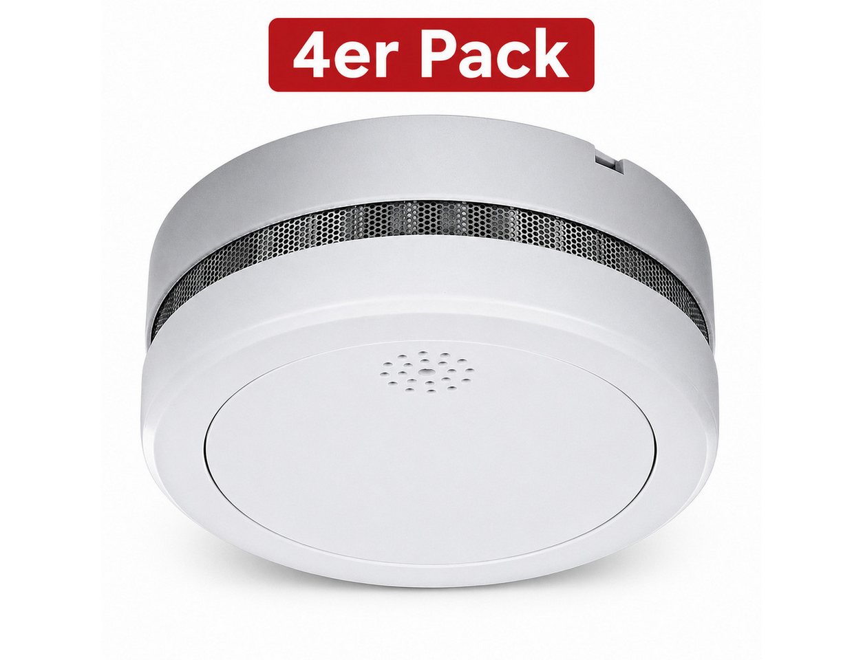 smartwares Rauchwarnmelder Feuermelder Brandmelder 10 Jahre 4er Pack Rauchmelder (VdS Q-Label Brandschutz Zuhause Sicherheitsmelder Brandwarnmelder) Bild 3