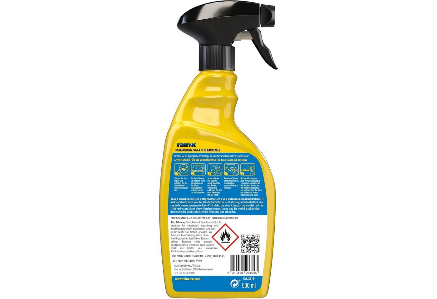 rain-x Eiskratzer Scheibenenteiser 2-in-1 Eisspray mit Regenabweiser - 500 ml Bild 3