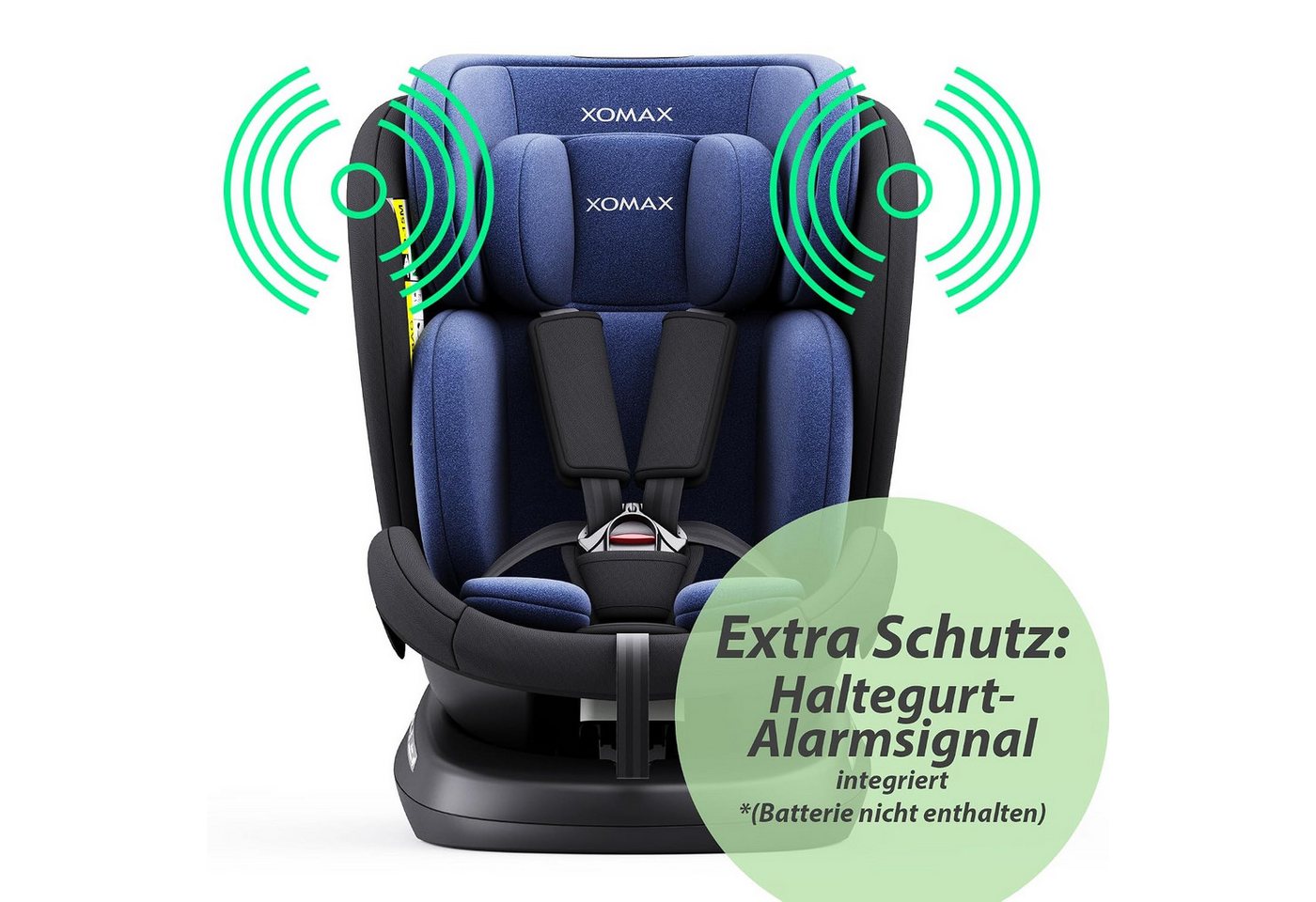 XOMAX Autokindersitz Kindersitz drehbar 360° mit ISOFIX Liegefunktion mitwachsend, ab: ab Geburt, bis: 12 Jahren, (1-tlg) Bild 4
