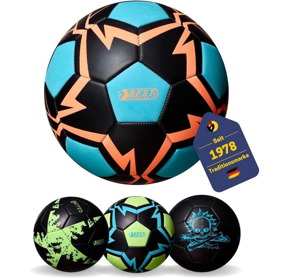 Best Sporting Fußball Fußball Glow in the Dark Größe 5 mit Phosphoreszenz (Fußball, 1 x Best Sporting Fußball Glow in the Dark, Größe 5), Glow in the Dark, Phosphoreszenz, ohne Batterien, allwetterbeschichtet Bild 2
