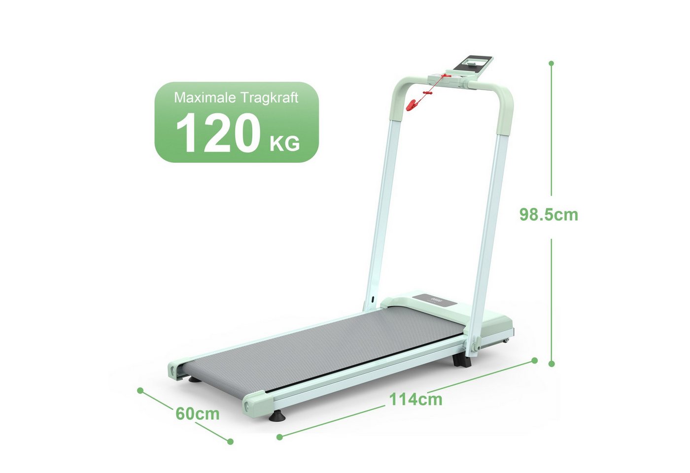 ANYSUN Laufband Klappbares Laufband für Zuhause, 2-in-1-Laufbänder zum Gehen, (2,5-PS-Tischlaufband Laufband für Zuhause Mit Tablet-Halterung), Laufbändern, Laufen und Joggen, mit einer Gewichtskapazität von120KG Bild 5