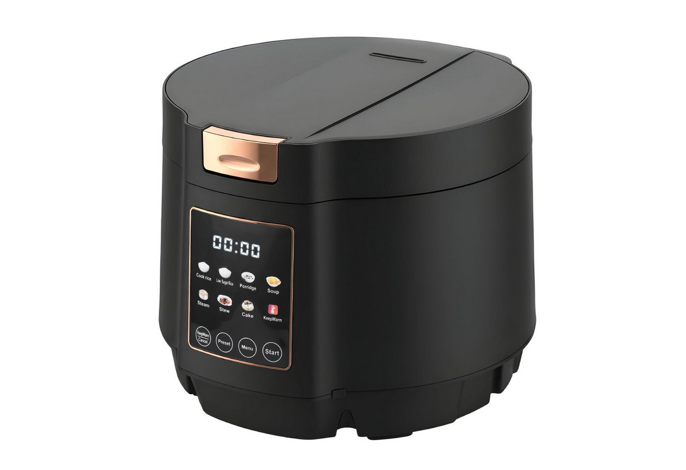 HS Onsing Reiskocher 9 Programmen, Groß,5L Multikocher, Intelligenter Rice Cooker, 1200 W, Reservierungsfunktion,Zeitsteuerung,mit Messbecher&Reislöffel Bild 5