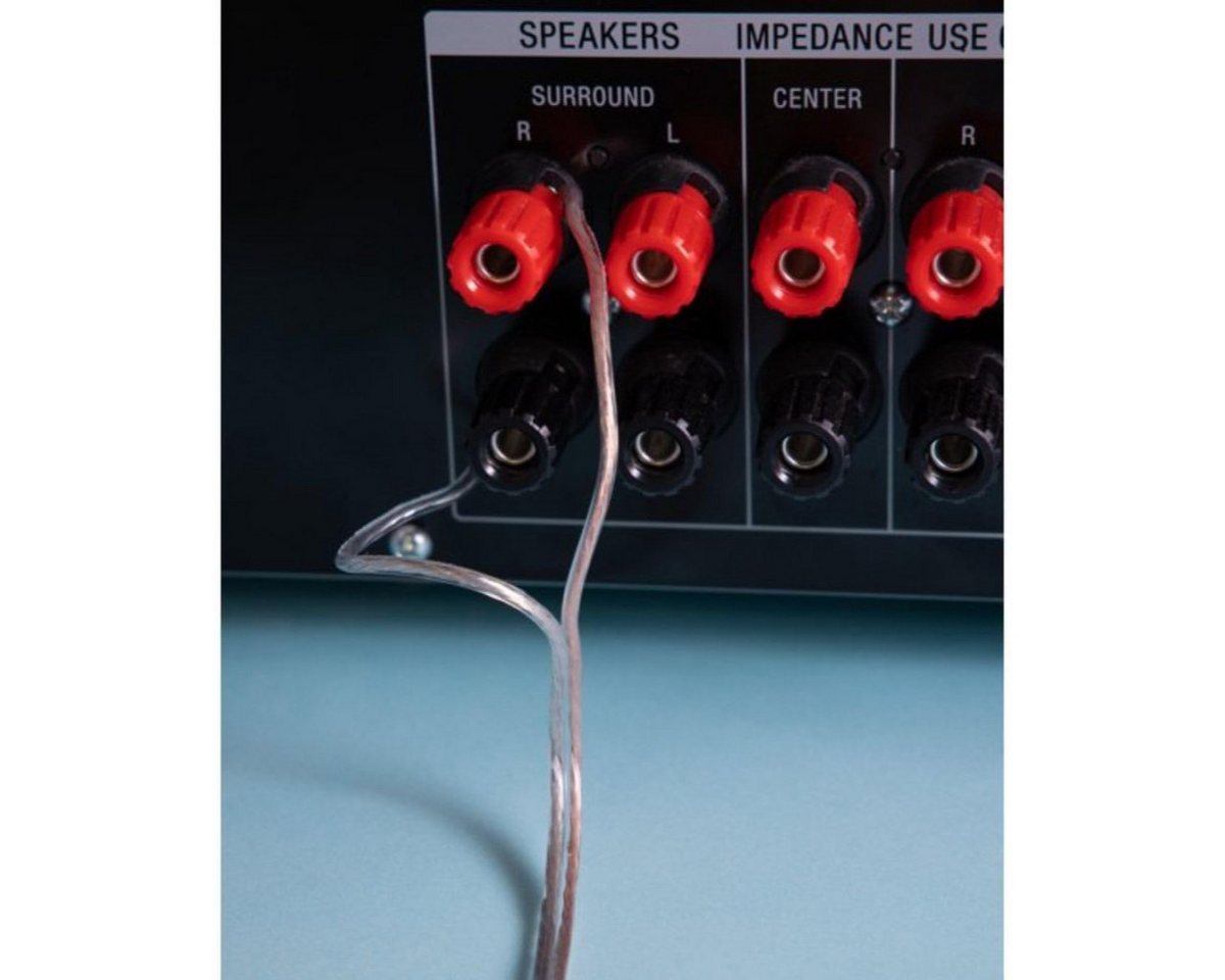 Vivanco 46824 Lautsprecherkabel 10 m – 2× 2,5 mm² Audio-Kabel auf Minispule Audio-Kabel, (1000 cm) Bild 2