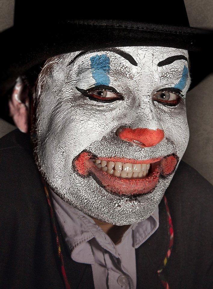 Maskworld Theaterschminke Schminke Scary weiß - Karneval Faschingskostüm