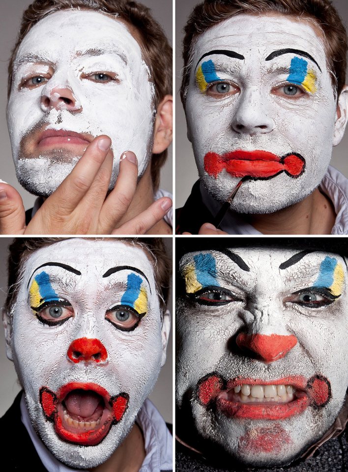 Maskworld Theaterschminke Schminke Scary weiß - Karneval Faschingskostüm Bild 2