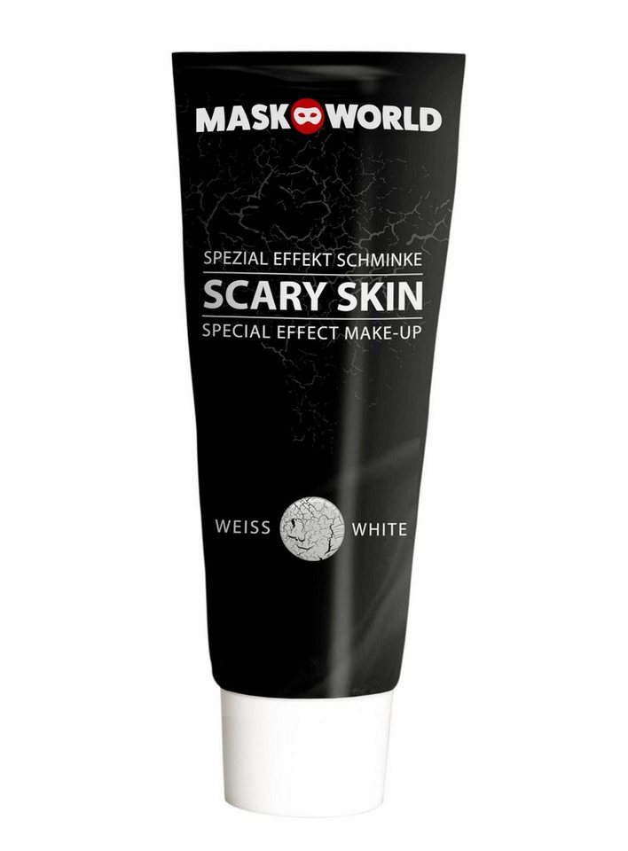 Maskworld Theaterschminke Schminke Scary weiß - Karneval Faschingskostüm Bild 4