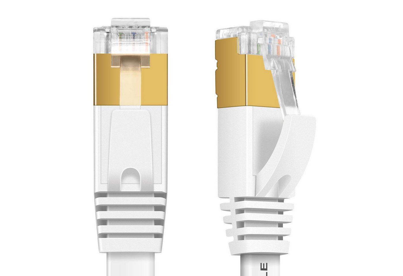 VERCO Cat 7 Netzwerkkabel flaches LAN-Kabel, RJ-45 (Ethernet), (5000 cm), 10 / 100 / 1000 Mbits Geschwindigkeit bis 1 Gbits S/FTP Patchkabel Bild 5