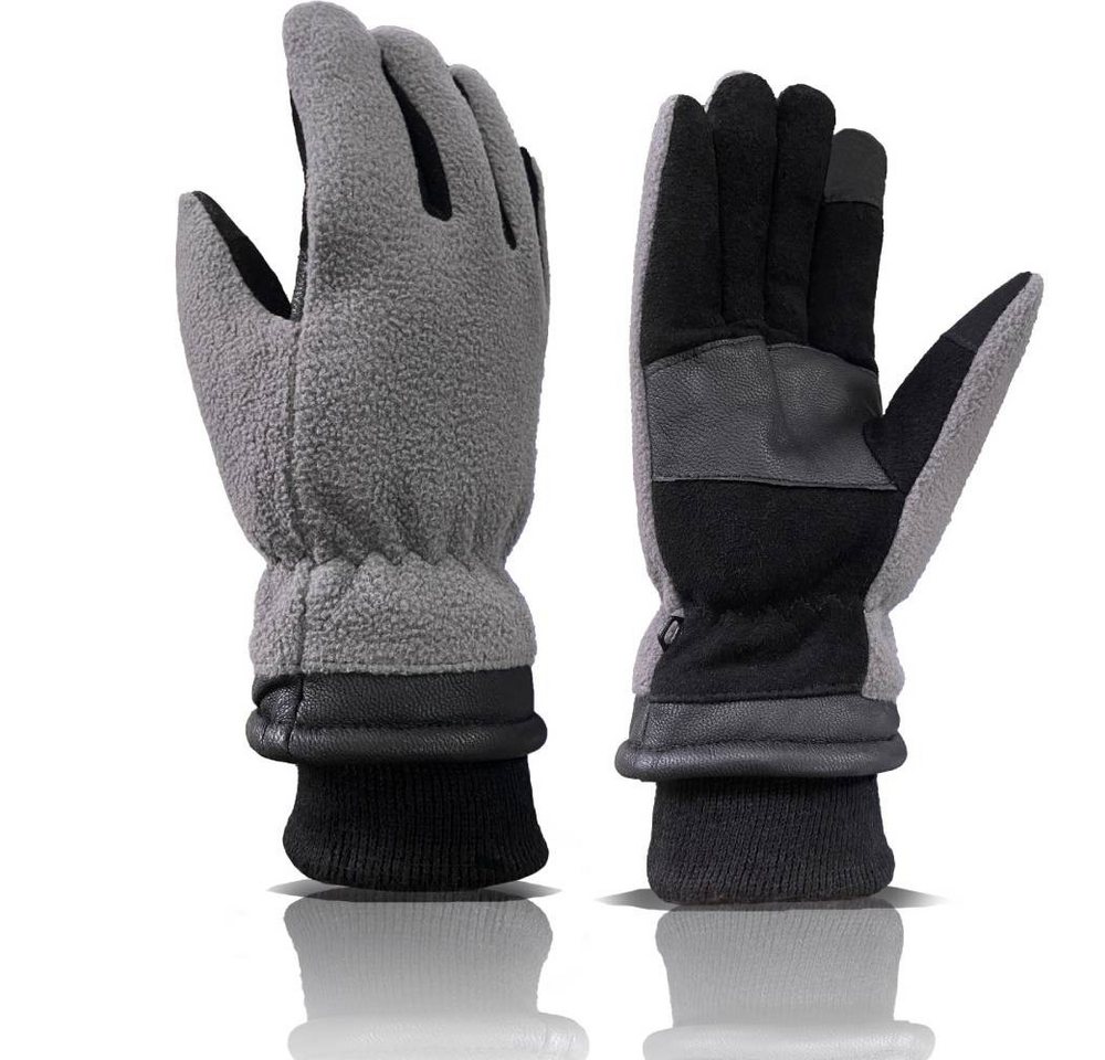 Blusmart Fahrradhandschuhe Männer Frauen Winter Handschuhe Warme (Nicht-slip Touchscreen, Skifahren Handschuhe) Thermische Fleece Voll Finger Radfahren Fahrrad Sport Handschuhe Bild 3