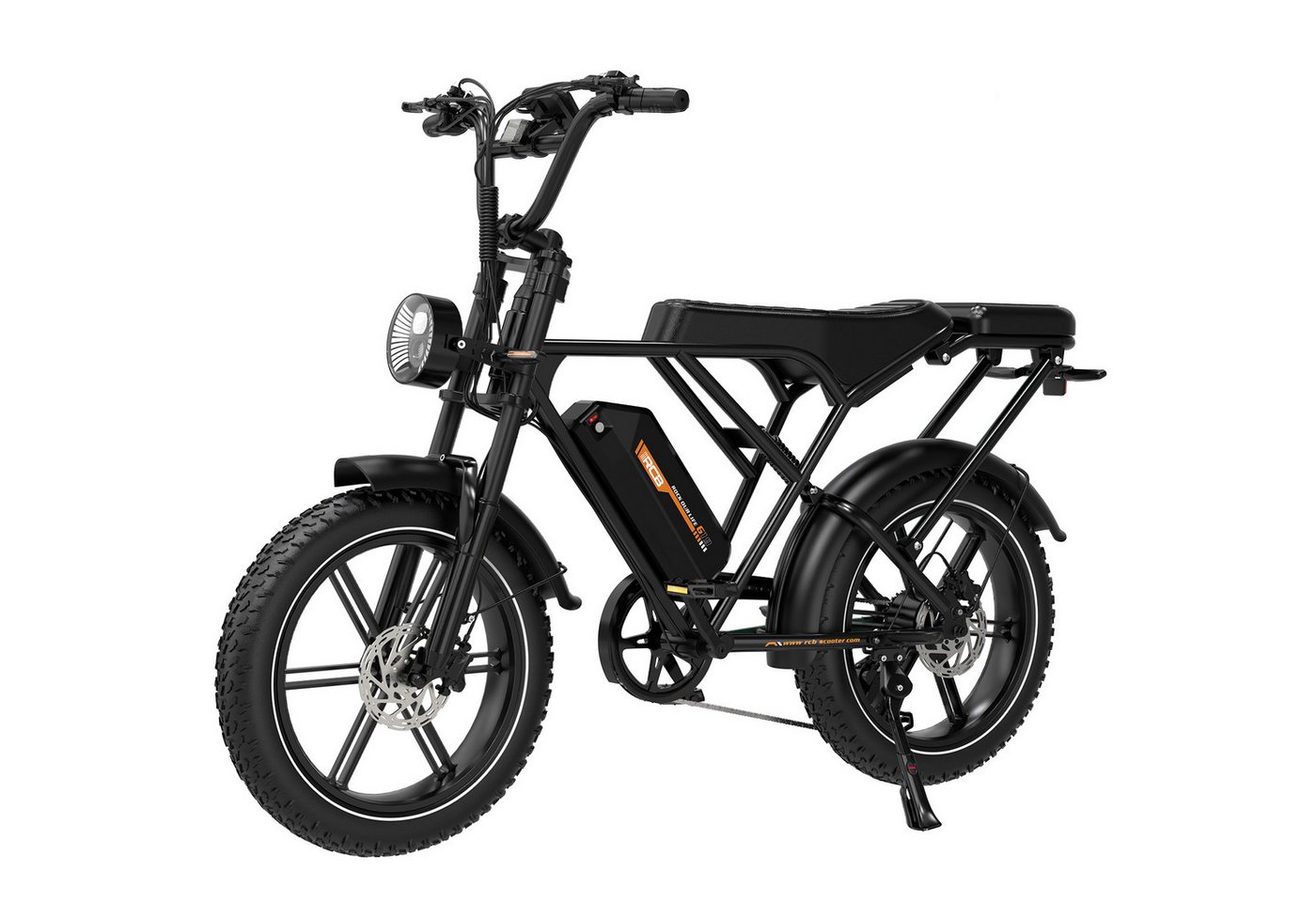 RCB E-Bike G19, NFC&APP, 20,8Ah, 60–90 KM Reichweite, 20×4,0 Zoll Elektrofahrrad, 7 Gang, Kettenschaltung, Heckmotor, 960 Wh Bild 4