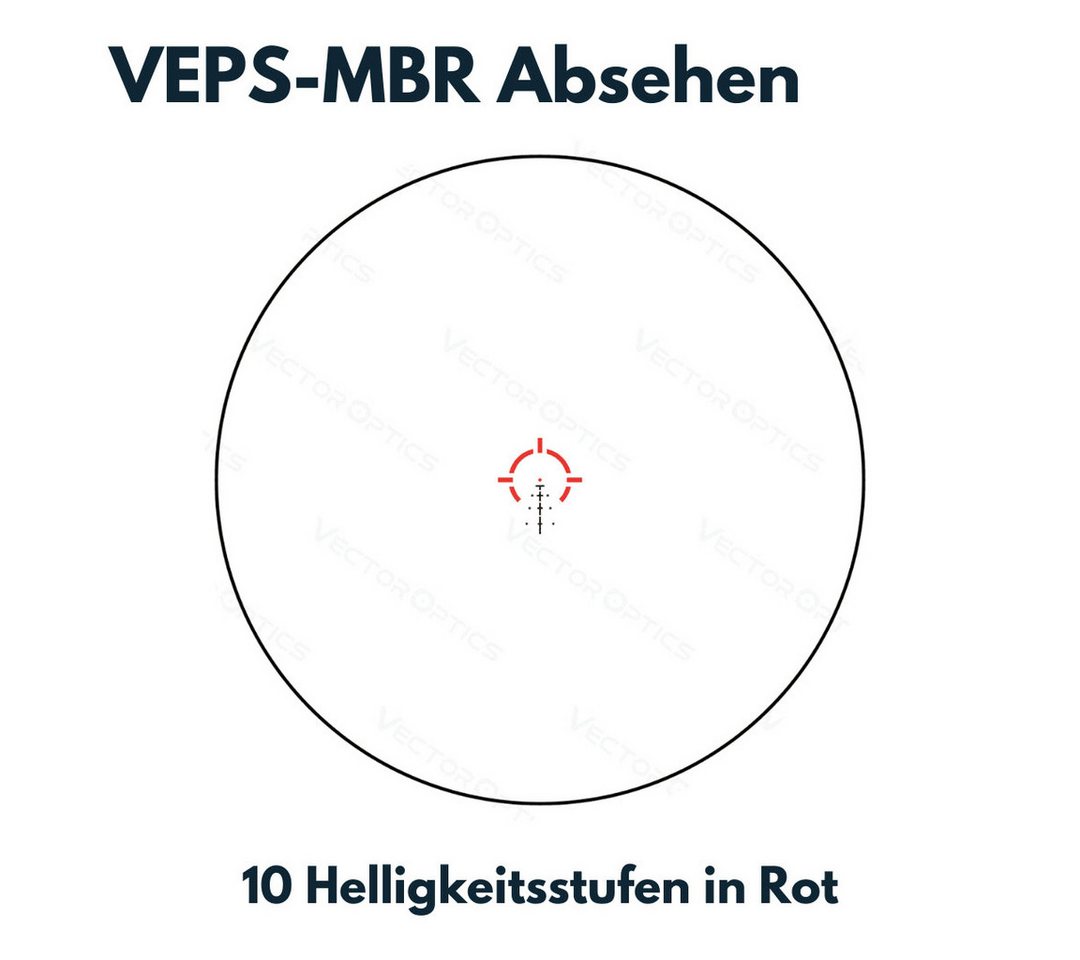 Vector Optics Vector Optics SCPS-M03 Paragon 3x18 Micro Prism Scope Zielfernrohr (Ideal für Jagd, Sport und Airsoft)