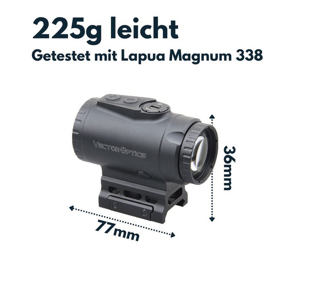 Vector Optics Vector Optics SCPS-M03 Paragon 3x18 Micro Prism Scope Zielfernrohr (Ideal für Jagd, Sport und Airsoft) Bild 4
