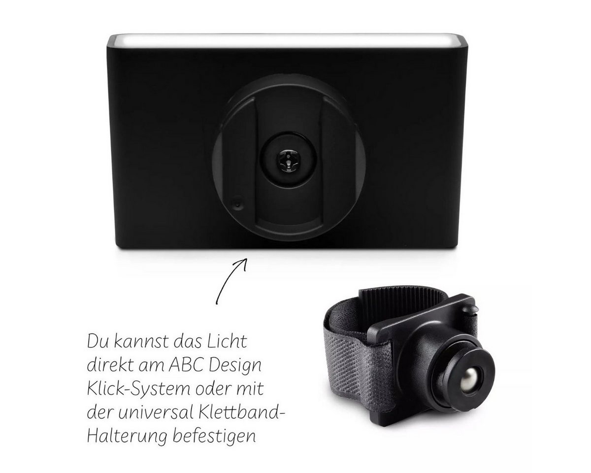 ABC Design LED Kinderwagenlampe ABC Design LED Licht mit Universalhalterung