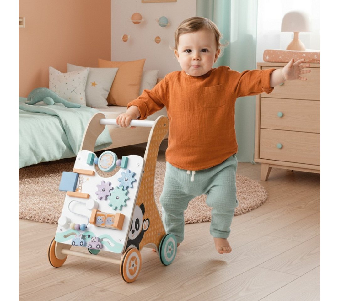 Sun Baby Babywalker SUN BABY Holz-Lauflernwagen 2in1 Aktivitätsbrett 12 M. Bild 5