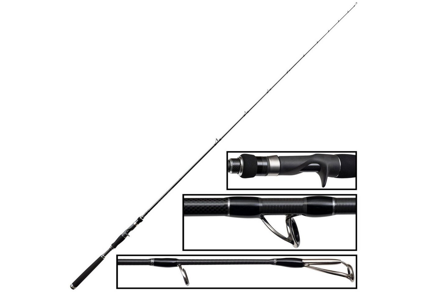 Bullseye Fishing Baitcasterrute Bullseye PelaJerk 1,98m 20-85g - Jerkbaitrute Bild 2