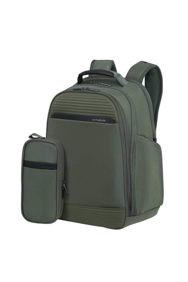 Samsonite Tagesrucksack PARALUX (Set, 2-tlg., Herausnehmbare Innentasche), Unisex Reiserucksack, Travelbag mit edlem Logoschriftzug
