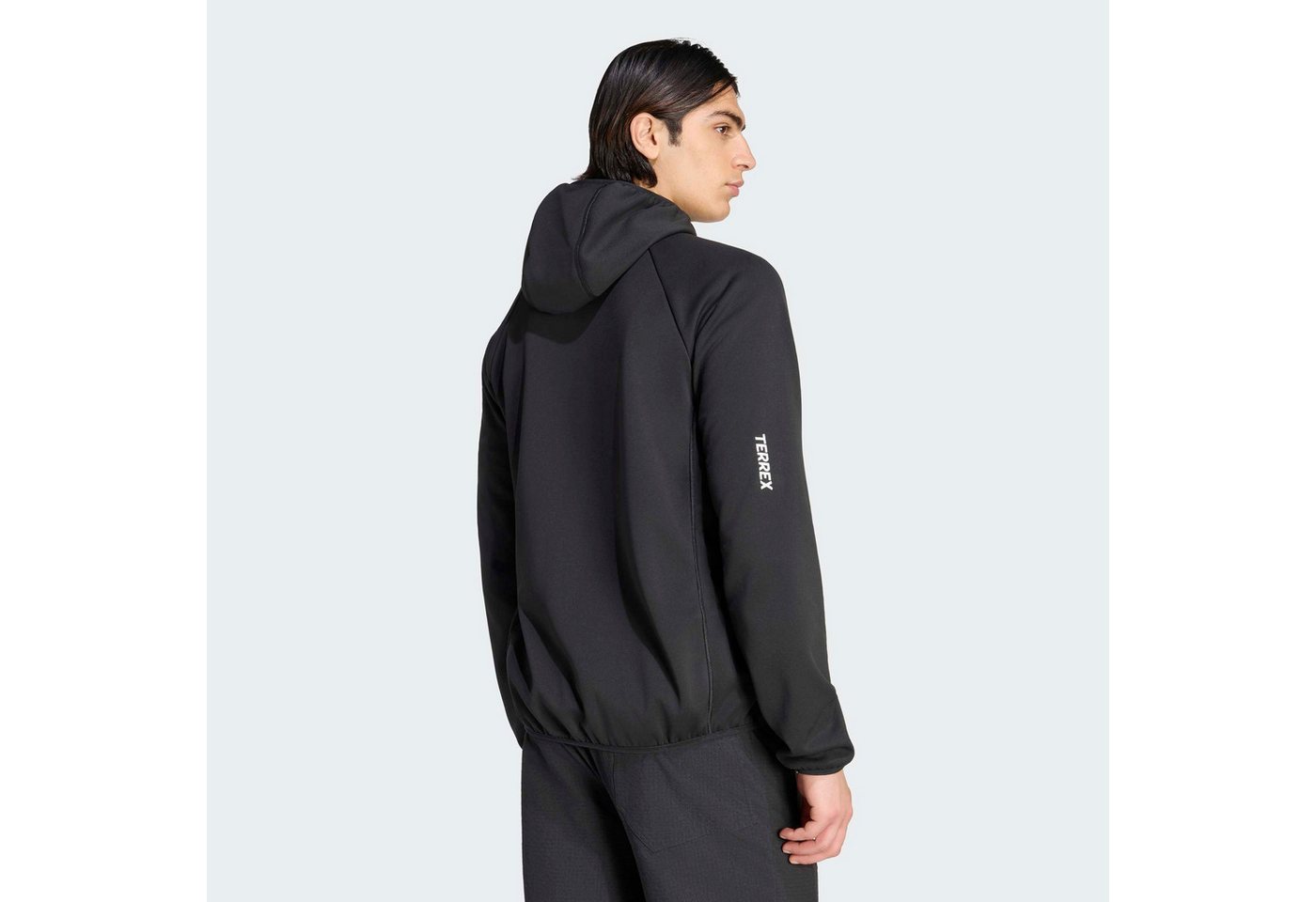 adidas TERREX Outdoorjacke MULTI CLIMA365, HYBRIDES DESIGN, KAPUZE hybrides Design, aus Polyester, mit Kapuze, wasserabweisend, winddicht