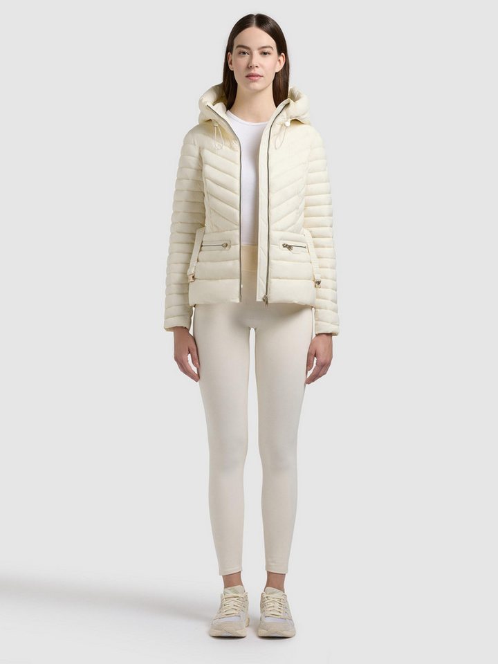 khujo Outdoorjacke Lorella Übergangsjacke mit Kapuze und Taillengürtel Bild 2
