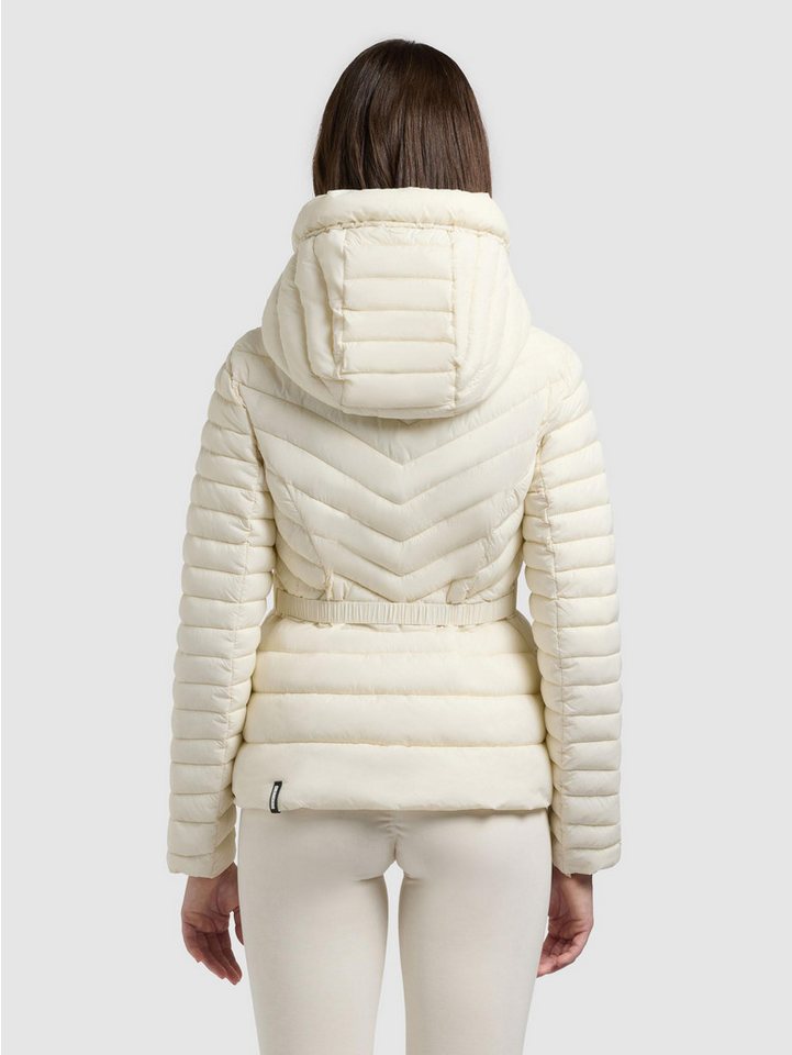 khujo Outdoorjacke Lorella Übergangsjacke mit Kapuze und Taillengürtel Bild 4