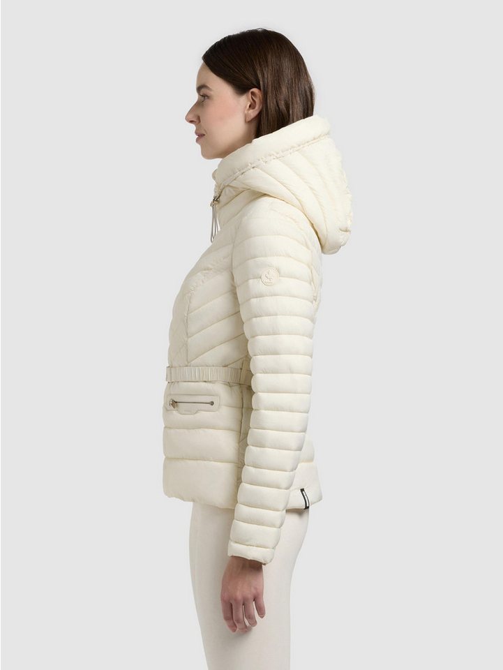 khujo Outdoorjacke Lorella Übergangsjacke mit Kapuze und Taillengürtel Bild 5