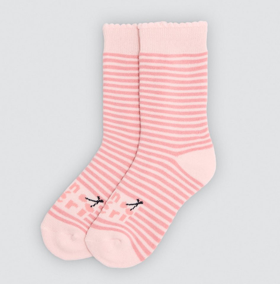 YSABEL MORA Thermosocken Ysabel Mora 3er Pack Mädchen Thermosocken Strümpfe Ringel Kirsche (3-Paar)