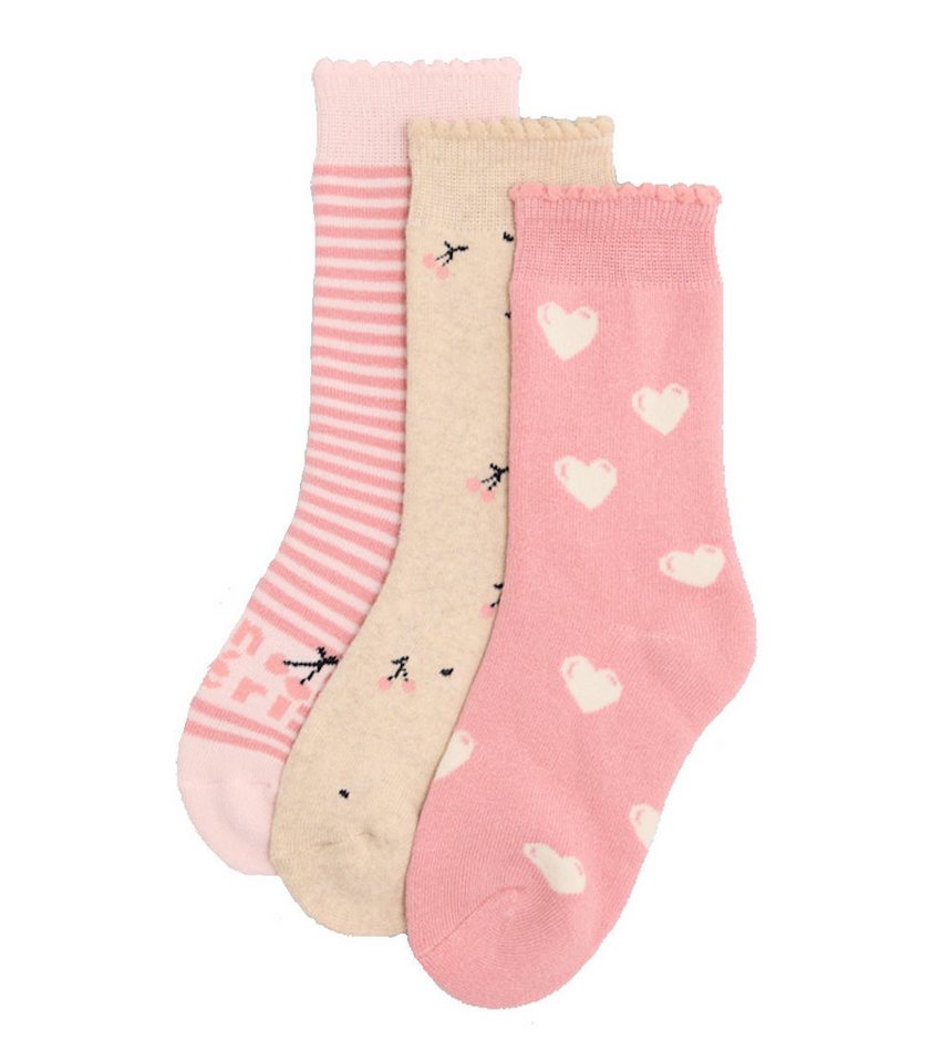 YSABEL MORA Thermosocken Ysabel Mora 3er Pack Mädchen Thermosocken Strümpfe Ringel Kirsche (3-Paar) Bild 5