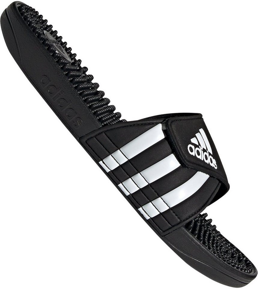 adidas Sportswear ADISSAGE CBLACK/FTWWHT/CBLACK Badeschuh Bild 3