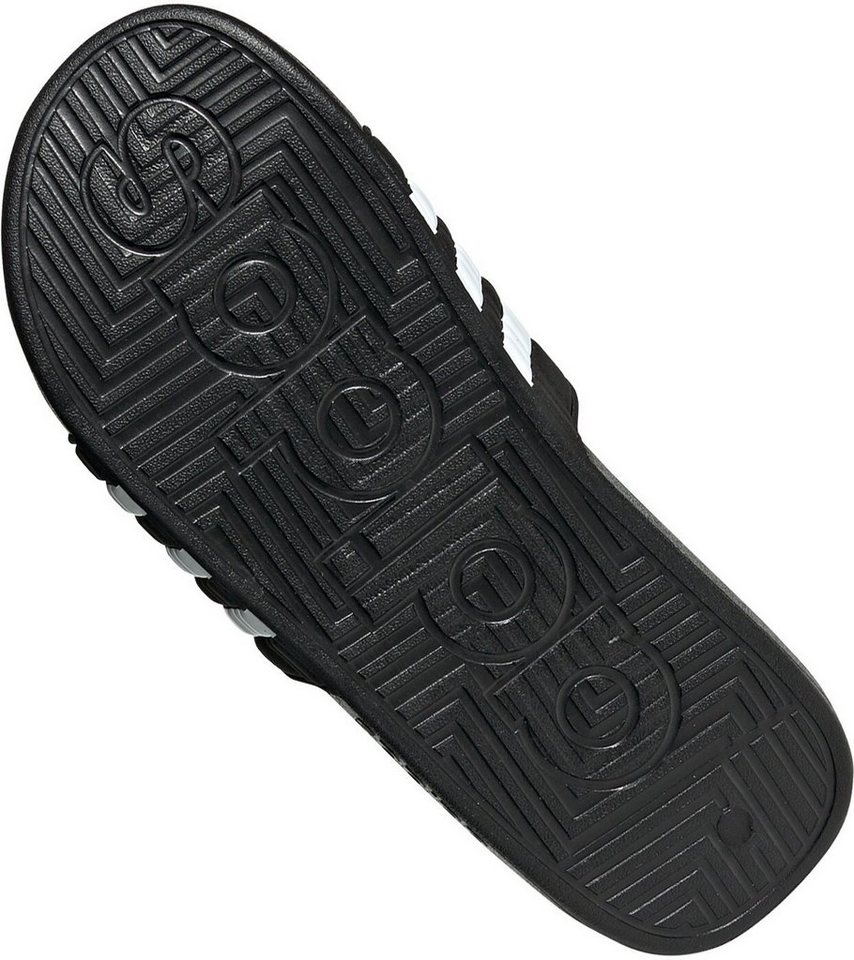 adidas Sportswear ADISSAGE CBLACK/FTWWHT/CBLACK Badeschuh Bild 4