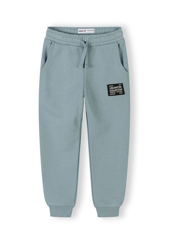 MINOTI Jogginganzug für Jungen, Trainingsanzug 2-tlg. mit Kapuze und Ärmelstreifen (Set, 2-tlg., Hoodie und Hose)