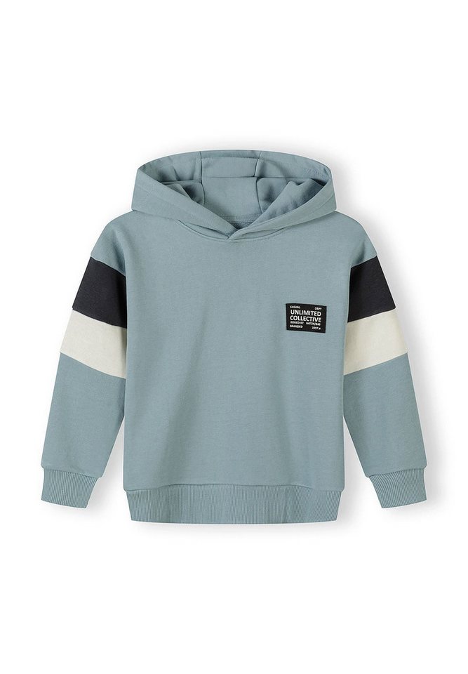 MINOTI Jogginganzug für Jungen, Trainingsanzug 2-tlg. mit Kapuze und Ärmelstreifen (Set, 2-tlg., Hoodie und Hose) Bild 3