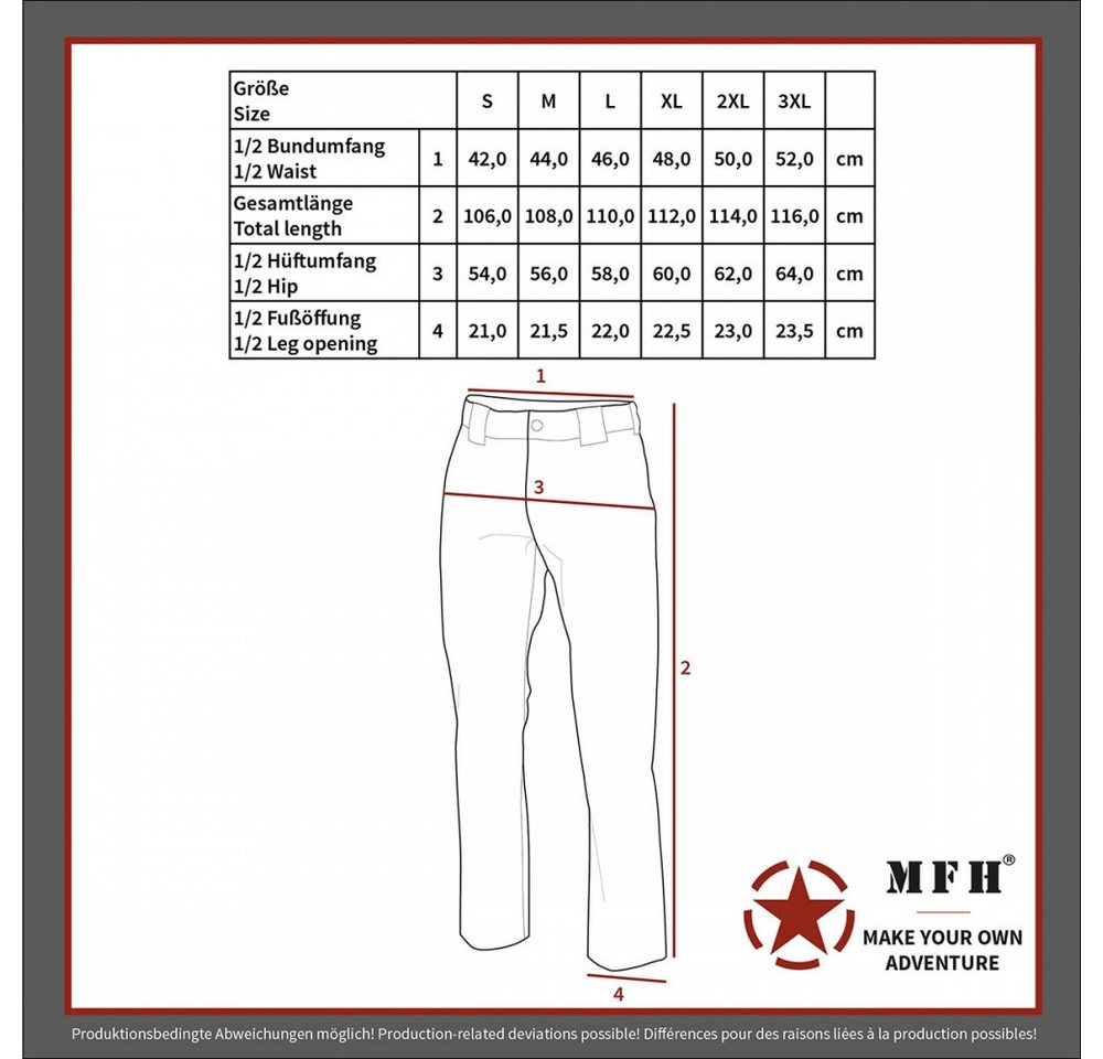 MFH Thermohose Thermohose, Commander, - Größe: 3XL Bild 5