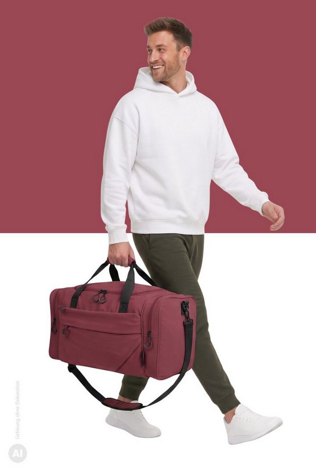 ELEPHANT Sporttasche groß Reisetasche Sport Tasche Porto Large 55 cm 40 Liter, Saunatasche Fußball Large Gym Saunatasche + Trinkflasche Bild 3