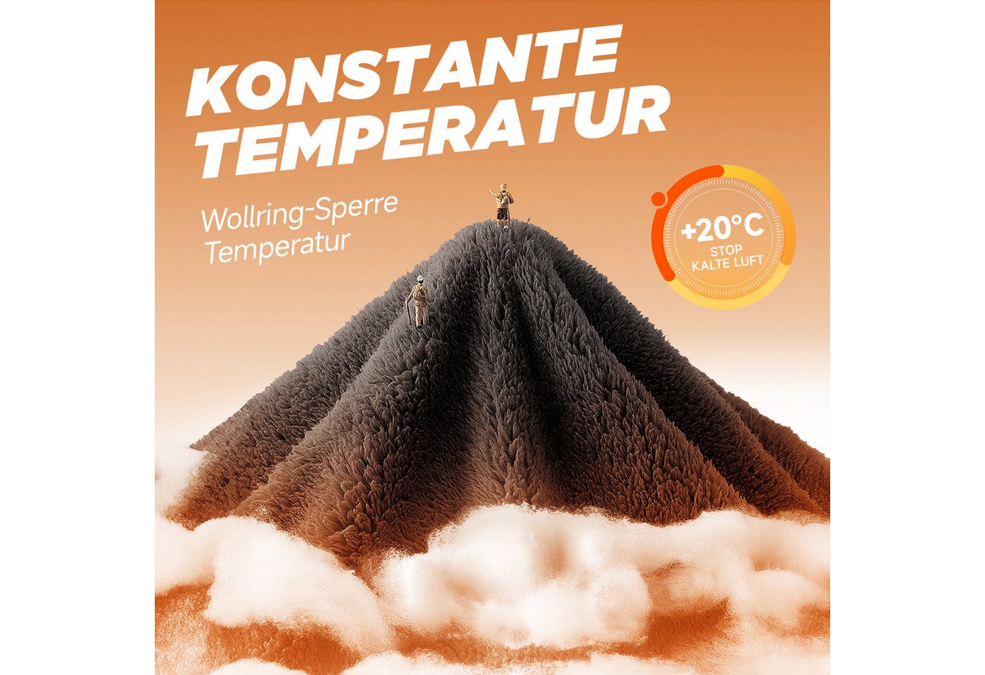 TANSTC Sportsocken Merino-Wollsocken für Damen und Herren, warme Socken, Wintersocken Weich, warm, vielseitig nutzbar, 3er-Pack