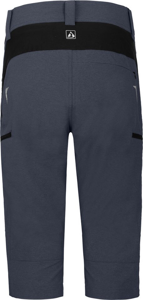 Bergson Fahrradhose VINA Capri Damen 3/4 Radhose 2in1, mit gepolsterter Innenhose, Normalgrößen, gra Bild 3