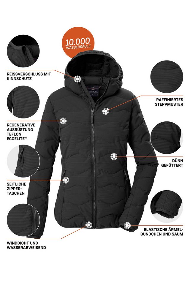 G.I.G.A. DX Trekkingjacke GW 50 WMN QLTD JCKT SCHWARZ Bild 3