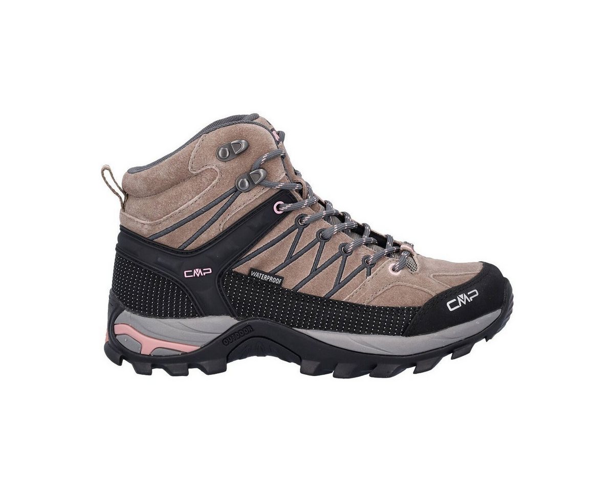 CMP Rigel Mid W WP Boot Hikingschuh Damen Outdoorstiefel mit wasserdichter Membran, rutschfester Sohle