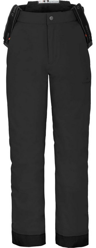 Bergson Skihose PELLY MAXI Kinder Skihose, wattiert, 20000 mm Wassersäule, Normalgrößen, schwarz Bild 4