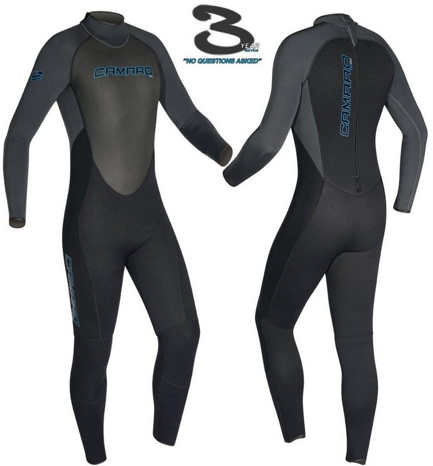 Camaro Neoprenanzug CAMARO Flex Skin Herren Fullsuit 3/2 mm Ultraflex Neoprenanzug Bild 4