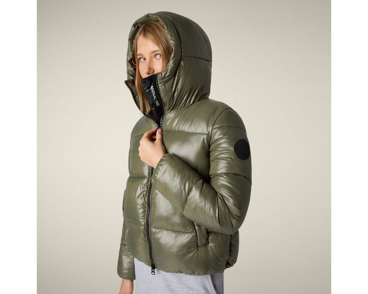 SAVE THE DUCK Outdoorjacke Biddy Stilvolle Damen-Steppjacke mit glänzendem Finish und tierfreier Bild 3