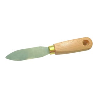 Haromac Kittmesser Buchenholzheft 92mm 1,0mm Blattstärke