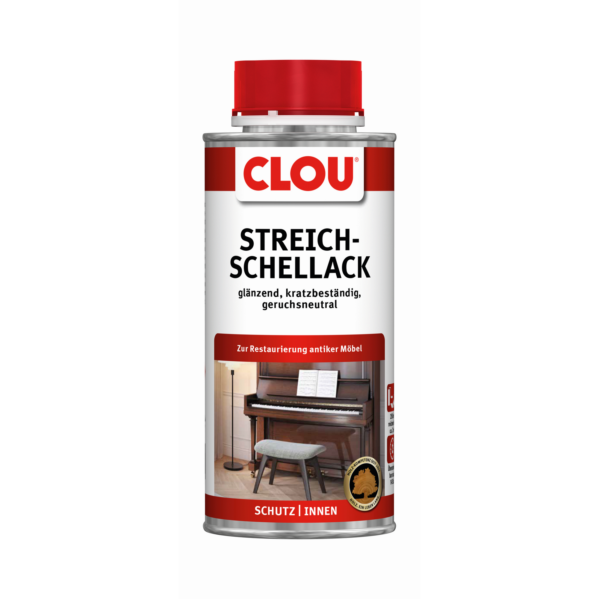 Clou Streich-Schellack farblos glänzend 250 ml