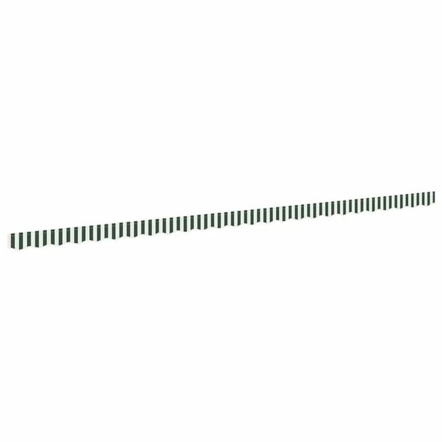 Markisenfranse Grün Und Weiß 5,8 X 0,2 M Segeltuch Vidaxl