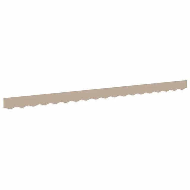 Markisenfranse Beige 3,8 X 0,2 M Segeltuch Vidaxl