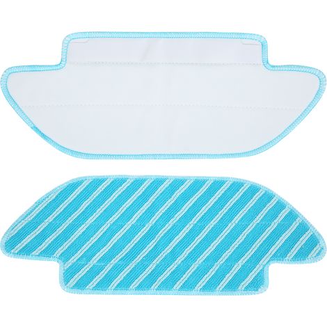2pcs Hepa Mop Pads Chiffon Pour Cecotec Conga 3490 Aspirateur Robotique