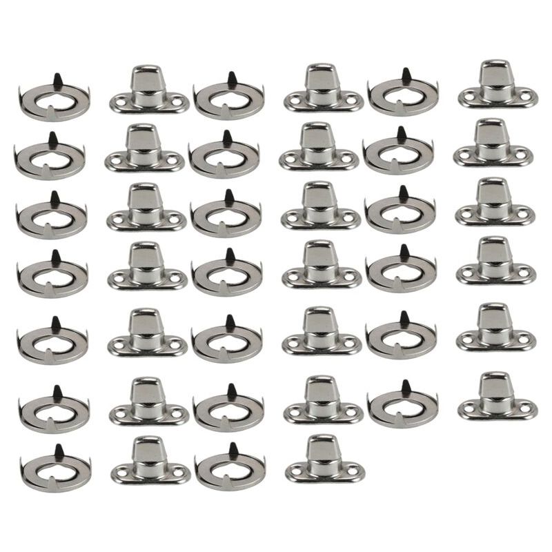 20 Sets Marinebefestigungen, Drehverschlüsse, Ösen, Nieten, Knöpfe, Segeltuch