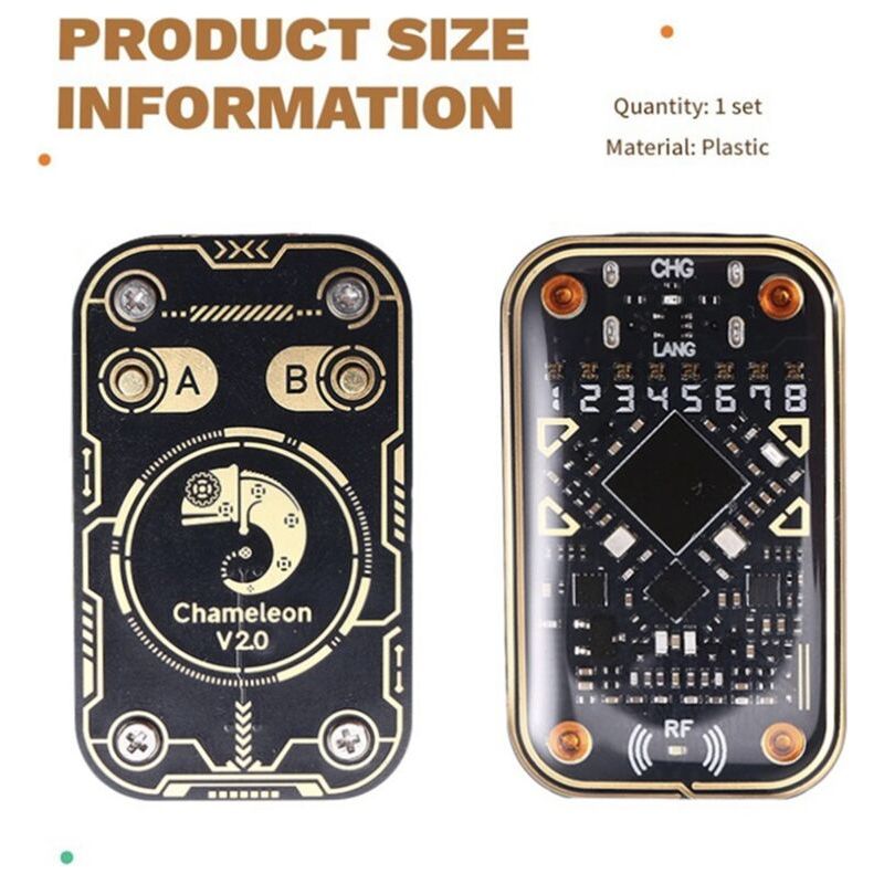 Chameleon Ultra V2 125khz/13.56mhz Nfc-lesegerät/duplikator/rfid-emulator Für Schlüsselanhänger.