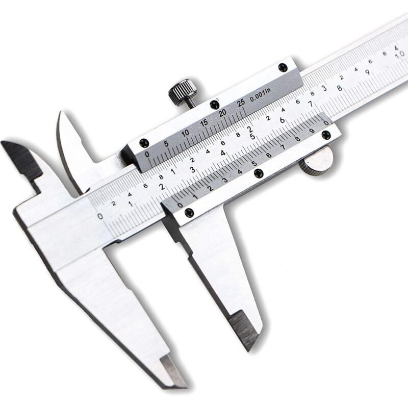 Spurtar Pied À Coulisse 0-150mm 0-6" Pied A Coulisse Outil De Mesure 0.02mm/0.001" Précision Pour Professionnel/l'industrie/le Bricolage/la Maison Avec Étui De Rangement