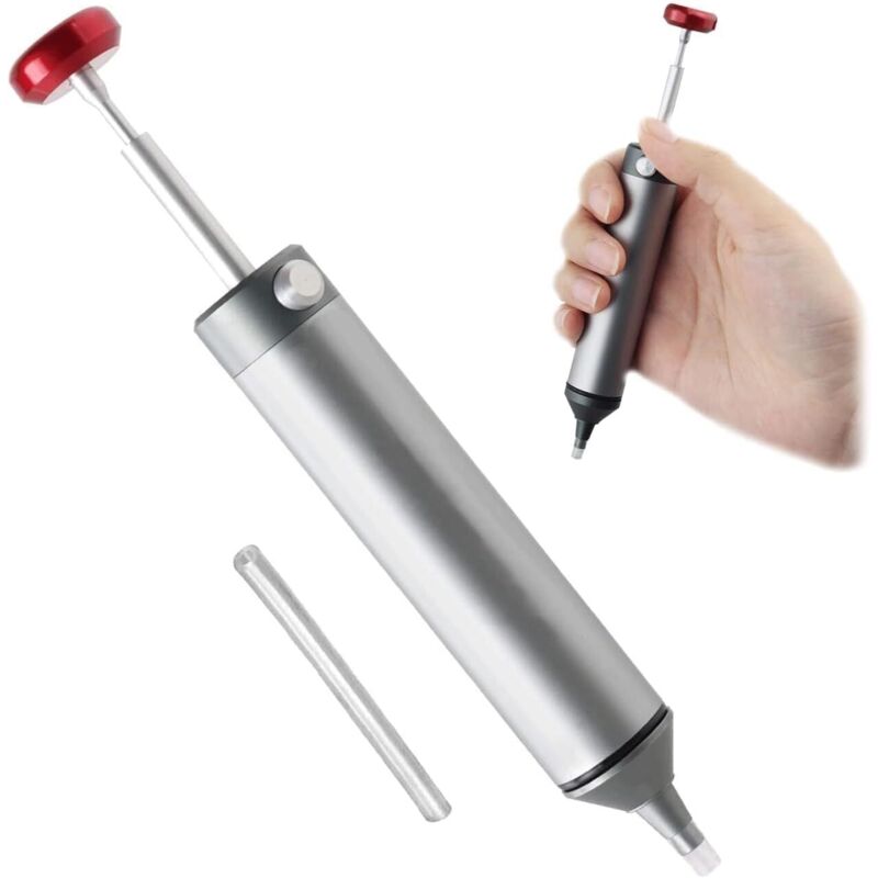 Outil De Retraite De Soudure, Pistolet À Fer À Souder Électrique, Pompe À Dessouder, Aspirateur De Soudure, Ventouse Pompe À Dessouder, Pompe À Dessouder Électrique, Avec 1 Buse En Silicone (150mm)