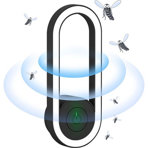 Ultrasonic Insect Repellent, Black Mosquito Repellent, Night Light, Summer Essential